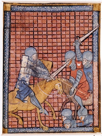 Battle of Knights by Unknown artist