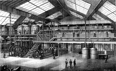 Beet Sugar Factory (engraving) by Unknown Artist