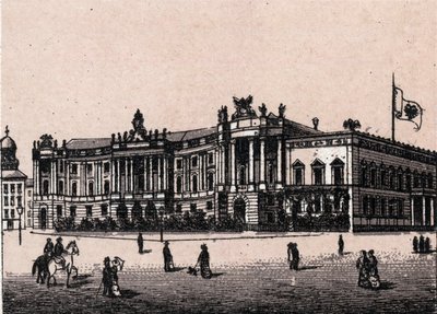 Berlin, Germany: view of the Imperial Palace. in 