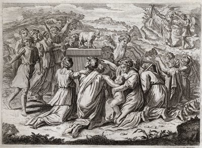 Adoration of the Golden Calf by Unknown artist