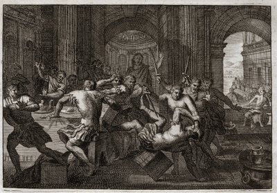 Bible of Royaumont, Old Testament: Death of Amnon (illustration from 1811) by Unknown artist
