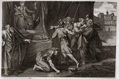 Bible of Royaumont, Old Testament: Death of Eleazar by Unknown artist