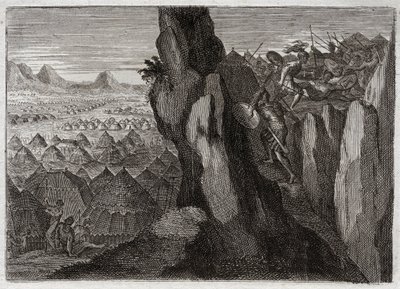 Bible of Royaumont, Old Testament: Jonathan and His Armor-Bearer by Unknown artist