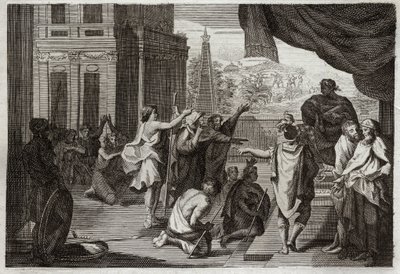 Moses Before Pharaoh by Unknown artist