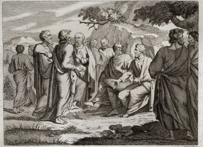Bible of Royaumont, Old Testament: The Twelve Little Prophets. The other twelve Prophets, usually called the little Prophets, because they left little scripture. Illustration from 1811. by Unknown artist