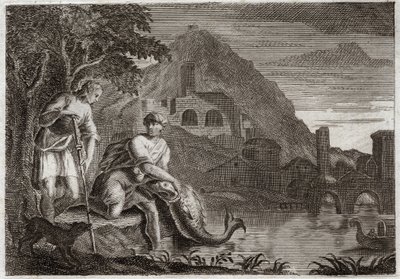 The Angel Guides Tobit by Unknown artist