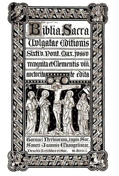 Biblia Sacra, Tournai 1881 by Unknown artist