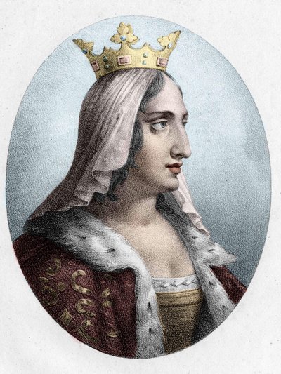 Blanche de Castile, Queen of France (1188 to 1252), wife of King Louis VIII by Unknown artist