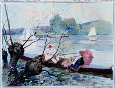 Boat Walk by Unknown Artist