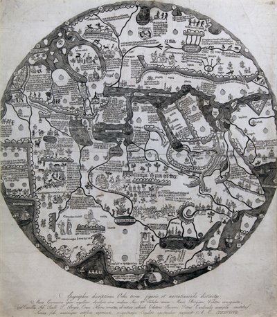 Borgia World Map by Unknown Artist