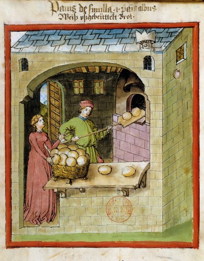 Bread Making: A Baker Bakes the Loaves by Unknown artist
