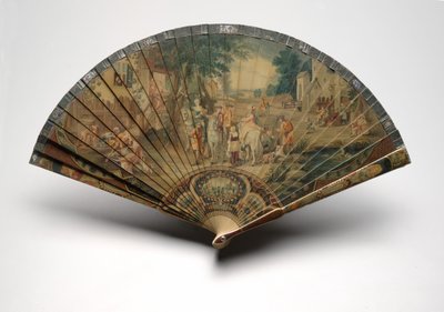 Brisé Fan with a Hunting Scene by Unknown artist