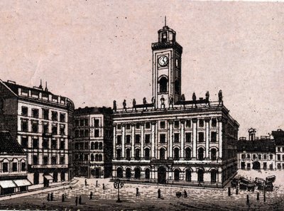 Budapest, Hungary: Old Town Hall by Unknown artist