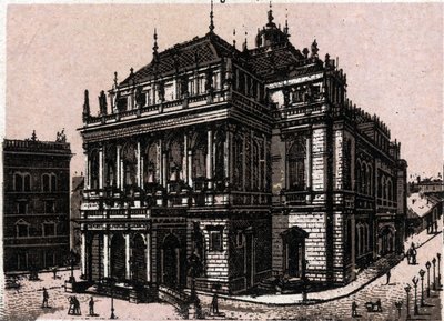 Budapest, Hungary: view of the Magyar Kiralyi Operahaz in 