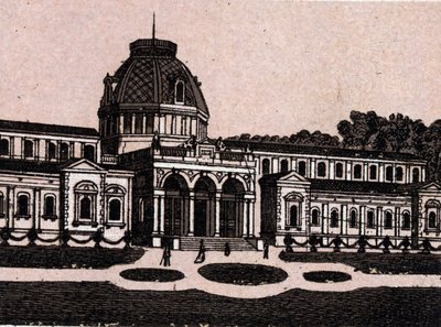 Budapest, Hungary: View of the Thermal Baths on the Isle Margaret. in “The World Illustrates 168 Views” Undated (late 19th century) by Unknown artist