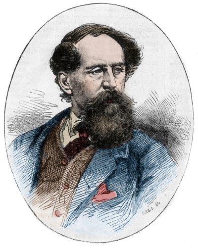 Charles Dickens (1812-1870) - English novelist - Portrait of the British writer Charles Dickens (1812-1870) by Unknown artist