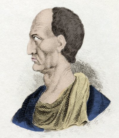 Caius Marius called the wise man (157-86 BC) general and Roman statesman by Unknown artist