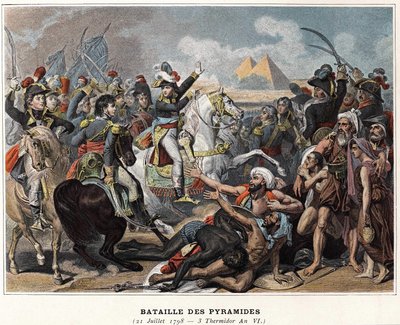 Campaign of Egypt (1798-1801): Battle of the Pyramids, July 21 by Unknown artist