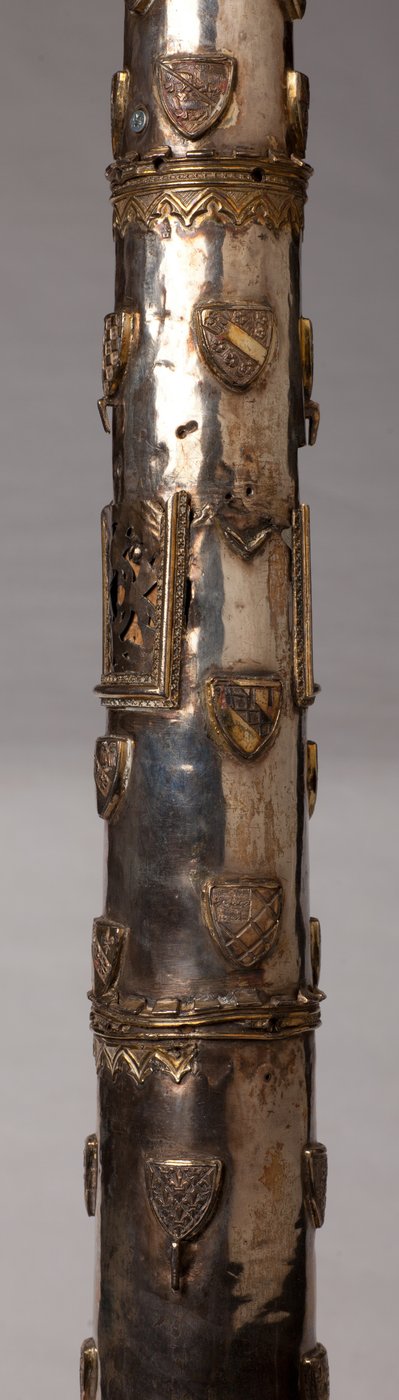 Candelabrum (?), Silversmithing (Detail) by Unknown artist