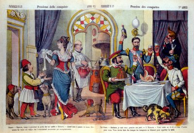 Cartoon of the Italian newspaper 