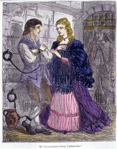 Cartridge visited by a lady in prison - in 