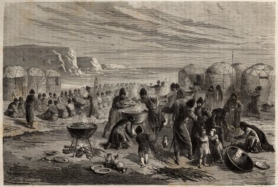 Cauda-yoli, the annual Turcoman religious feast by Unknown artist