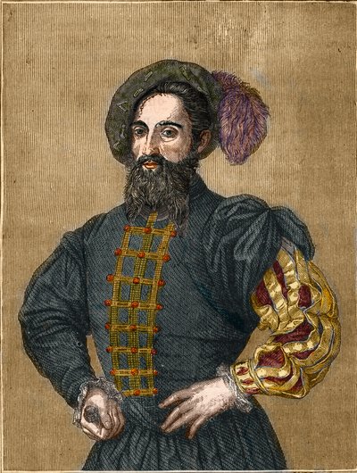 Cesare Borgia, Duke of Valencia. (engraving) (19th century) by Unknown artist