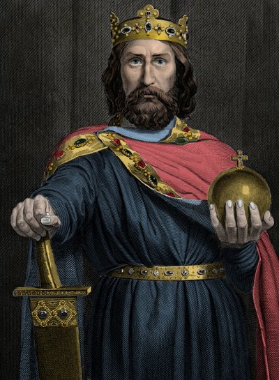 Charlemagne (742-814), King of the Franks by Unknown artist