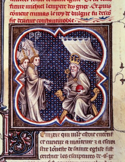 Charlemagne and the bishops by Unknown artist