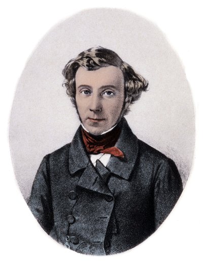 Portrait of Alexis de Tocqueville (1805-1859), French historian and politician by Unknown artist