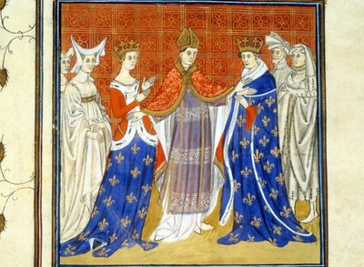 Charles IV the Beautiful and White of Burgundy by Unknown artist