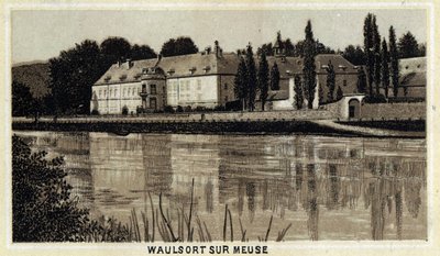 Chateau de Waulsort sur Meuse, Walloon Region, Belgium by Unknown artist