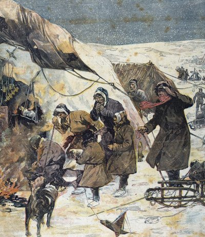 Christmas in Greenland in 1903 by Unknown Artist