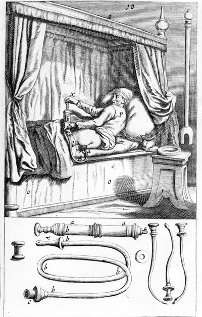 Clystère (for enemas) by Johannes Sculptetus 