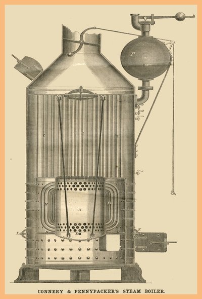 Connery - Packer Steam Boiler by Unknown Artist