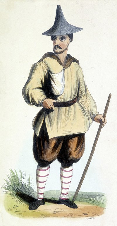 Korean at the end of the 19th century by Unknown artist