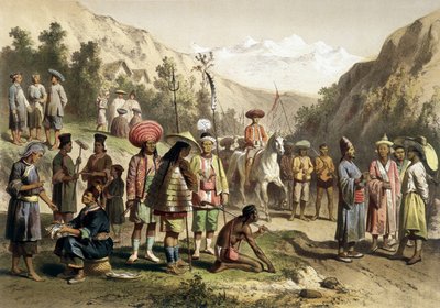 Costumes from the kingdom of Ta Ly, South China. Atlas of the exploration voyage to Indochina during the years 1866-1868, edited by F. Garnier by Unknown artist