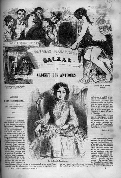 Cover for the novel The cabinet of antique by Unknown artist
