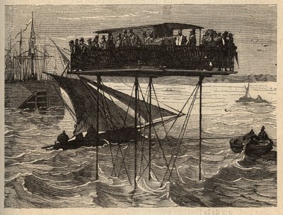 Crane Roughing from Saint-Malo to Saint-Servan by Unknown artist