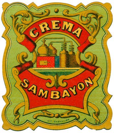 Crema Sambayon alcohol advertisement by Unknown artist