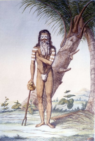 Portrait of a Fakir, India by Unknown artist