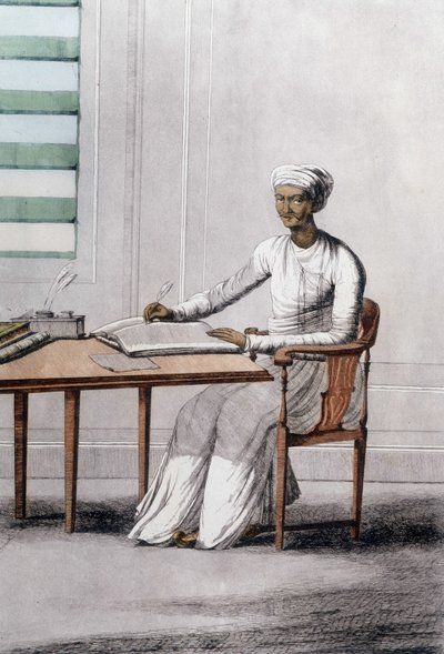 Culture, civilization and Indian society: portrait of a writer, India by Unknown artist