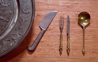 Cutlery from the Renaissance period. 16th century Paris, decorative arts by Unknown artist