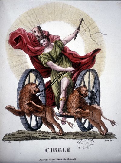 Cybele, Divinity Personifying the Reproductive Power of Nature - in 