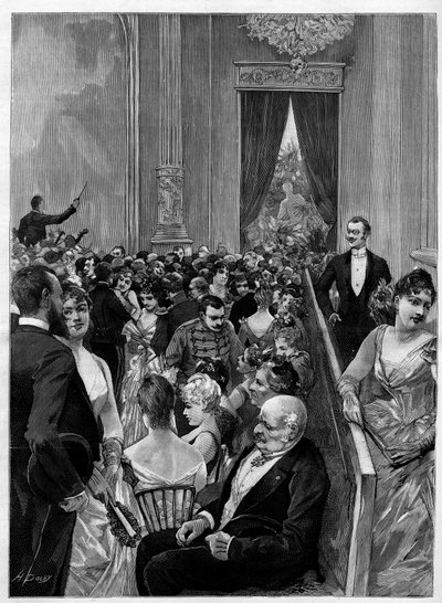 Dance hall of the last ball given by the President of the Republic Jules Grevy at the Palais de l