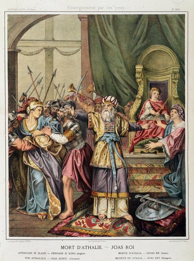 Death of Athalie - Joas (Jehoash) king in 
