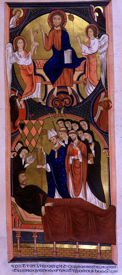 Death of Guillaume des Barrés, Count of Rochefort, Grand Seneschal of Philippe Auguste, in 1232 or 1233 by Unknown artist