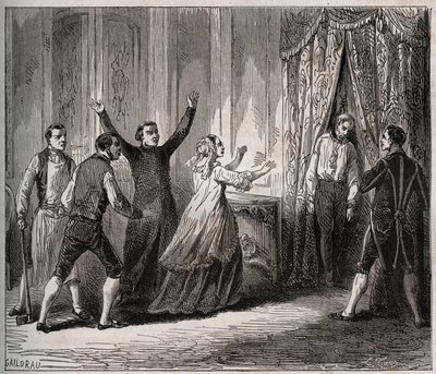 Death of the Prince of Conde (Louis VI Henri de Bourbon Conde) by Unknown artist