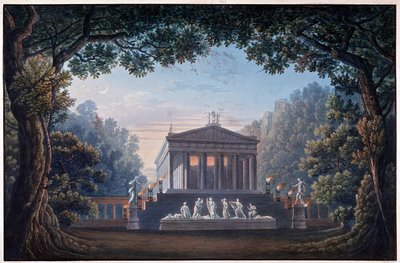 Decoration for the opera 