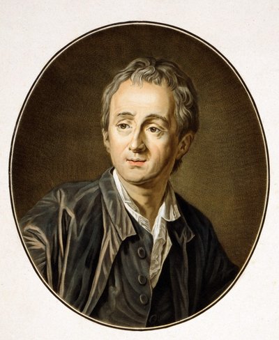 Denis Diderot, by Pierre-Michel Alix by Unknown artist
